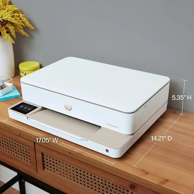 HP Envy 6165e Wireless All-in-One Color Inkjet Printer, Portobello, Print, scan, Copy, Duplex Printing Best-for-Home, 3 Month Instant Ink Trial Included, AI-Enabled (714L6A) (Renewed) - Image 2