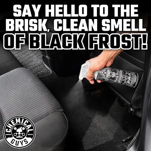 Chemical Guys Black Frost Air Premium Car Air Freshener Spray & Odor Eliminator - Crisp Masculine Scent Spray for Trucks, SUVs, RVs, and Motorcycles - Use in Home, Office, or Garage, 16 oz Bottle - Image 8