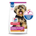 Hill's Science Diet Small & Mini, Adult 1-6, Small & Mini Breeds Premium Nutrition, Dry Dog Food, Chicken & Brown Rice, 4.5 lb Bag - Image 4