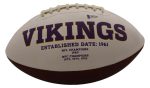 Adrian Peterson Autographed/Signed Minnesota Vikings Logo Football BAS 25089 - Autographed Footballs - Image 2
