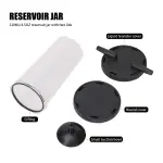 Yonligonju Brake Bleeder Kit with Hand Vacuum Pump with Gauge Adapters Automotive Brake Fluid Bleeding Set for Bike Car Truck (red) - Image 6