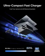 EG evgoer Lenovo Laptop Charger, 65W Laptop Charger for Lenovo IdeaPad S/U/Yoga/Flex Series & Miix and All USB-C Devices, Power Cord 4.0x1.7mm Barrel Plug - Image 7