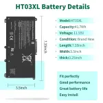 HT03XL L11119-855 Laptop Battery for HP Pavilion 14-CE 14-CF 14-DF 15-CS 15-DA 15-DB 15-DW 17-by 17-CA Series 15-CS0053CL 15-DW0033NR 15-DA0014DX L11421-542 L11421-2C2 HSTNN-UB7J HSTNN-DB8R HT03041XL - Image 7