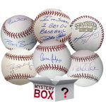 Autographed/Signed Rawlings Official MLB Baseball Mystery Box with PSA JSA or Beckett COA