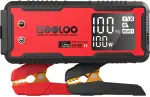 GOOLOO GT4000S Jump Starter 4000 Amp Car Starter 100W Two-Way Fast-Charging Portable Car Battery Charger Booster Pack for 10L Diesel and All Gas Engines, SuperSafe Lithium Jump Box for 12V Vehicles