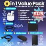 HP Ultrabook 14 Laptop Computer Business Study & Home 2025, Lifetime MS Office + Windows 11 Pro, Quad-Core Intel CPU, 16GB RAM & 628GB Storage (128GB UFS+500GB Ext), Wi-Fi 6, HubxcelAccessory, Silver - Image 9