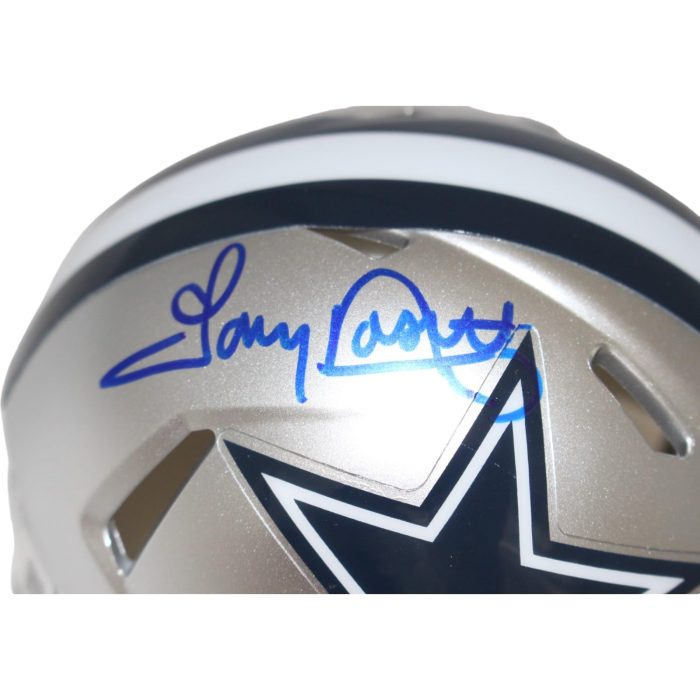Tony Dorsett Autographed Dallas Cowboys Speed Mini Helmet Beckett - Image 4