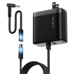 EG evgoer Lenovo Laptop Charger, 65W Laptop Charger for Lenovo IdeaPad S/U/Yoga/Flex Series & Miix and All USB-C Devices, Power Cord 4.0x1.7mm Barrel Plug