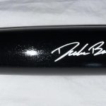 Drake Baldwin Atlanta Braves Autographed Signed Bat Beckett Witness Hologram Black