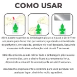 Little Trees Car Air Freshener | Hanging Paper Tree for Home or Car | Black Ice | 3 Pack - Image 3