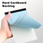 5pcs Small Note Pads 5x8 Notebook College Ruled Legal Pads Color Notepads 5 Pack Study Back Writing Pads 5 x 8 Perforated Narrow Ruled Pads of Paper for School & Office Supplies 30 Sheets/Pack - Image 3