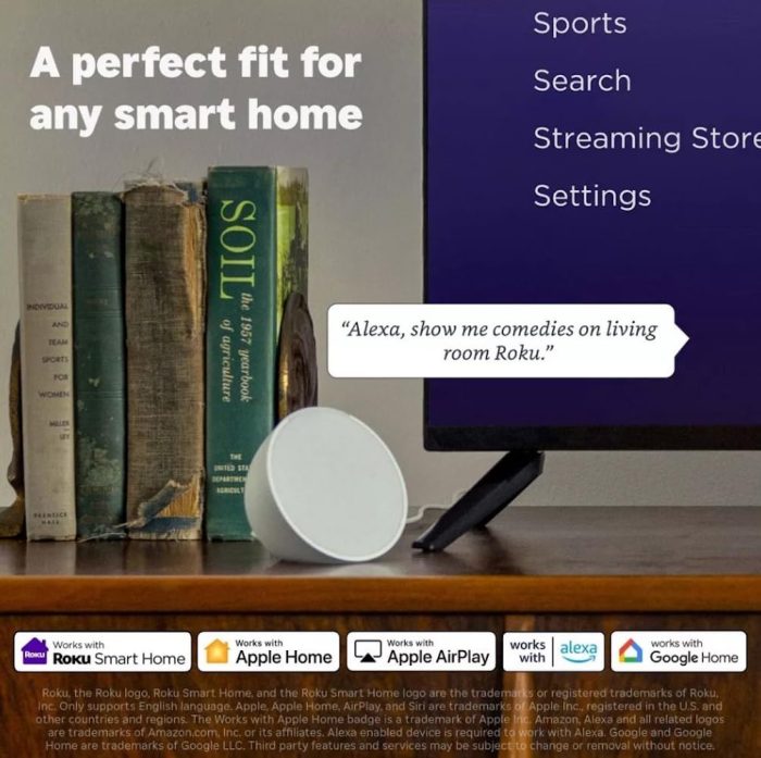 Roku 50" Select Series 4K HDR Smart TV TV Remote, 60Hz, HLG, HDR10+, Google Assistant & Amazon Alexa Compatible - 50R4C4 (Renewed) - Image 7