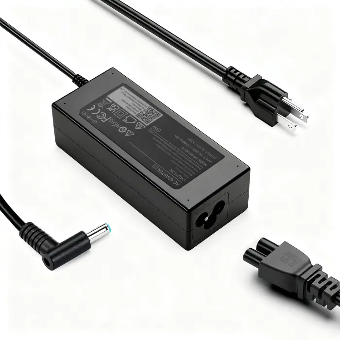 UCW 65W 45W 9FT 4.5*3.0mm Laptop Charger Replacement for HP Smart Blue Tip Computer Charger Compatible with Pavilion x360 14 15 17, Envy, Spectre, Elitebook, ProBook, Chromebook and More Power Adapter - Image 1