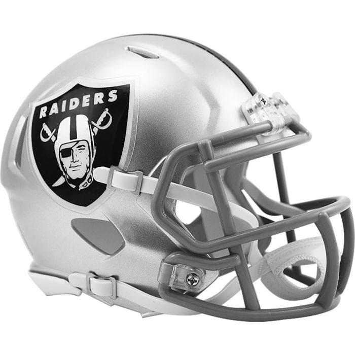 Las Vegas Raiders Current Riddell Speed Mini Football Helmet - New in Riddell Box - Image 1
