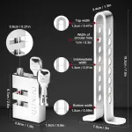 Auto Anti-Theft Car Brake Clutch Lock Safety Tool，Stainless Steel Auto Car Clutch Brake Security Protection Tool,Throttle Pedal Lock with 3 Keys - Image 7