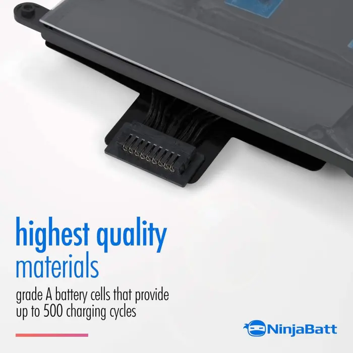NinjaBatt Battery A1502 A1582 for Apple MacBook Pro Retina 13” A1493 [Early 2015 - Mid 2015, Mid 2014, Early 2013 - Late 2013] - Long Lasting [72Wh/11.42V] - Image 3