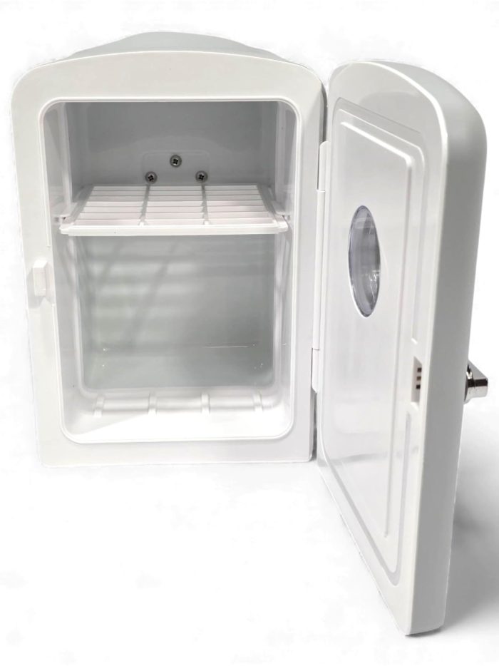 Frigidaire 6 Can/4L Mini Personal Retro Fridge Cooler EFMIS229-Moonbeam, Includes Home and 12V Car Cord, 4-liter capacity chills six 12 oz. soda cans (V2 model) (Renewed) - Image 3