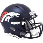 Denver Broncos Current New 2024 Riddell Speed Mini Football Helmet - New in Riddell Box