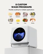 Silonn Portable Countertop Dishwasher | Smart App Control, Triple-Jet Cleaning, Built-In Water Tank & Dual Supply | Compact for Dorm, Apartment, RV - Image 4