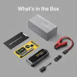 Hulkman Alpha85,Space Gray,2000A 74Wh Smart Jump Starter,12V Portable Car Battery Booster with 3.3" Display,USB-C Power Pack,5-Mode Flashlight,Jumper Cables for up to 8.5L Gas/6.0L Diesel - Image 2