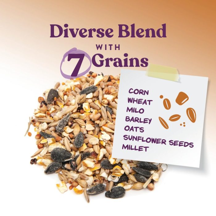 Manna Pro 7-Grain Ultimate Chicken Scratch – Non-GMO Scratch Grain Treat for Chickens, Hens and Other Birds – Natural Multigrain Blend for Poultry and Backyard Flocks – 10 lb Bag - Image 7