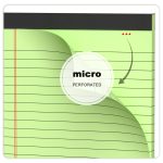 5pcs Small Note Pads 5x8 Notebook College Ruled Legal Pads Color Notepads 5 Pack Study Back Writing Pads 5 x 8 Perforated Narrow Ruled Pads of Paper for School & Office Supplies 30 Sheets/Pack - Image 4