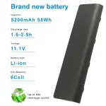 Futurebatt New Spare Battery fit HP 593553-001 593554-001 636631-001 593550-001 593562-001 586007-851 HSTNN-Q62C HSTNN-CBOW HSTNN-IB0N HSTNN-IB0X MU06 MU09 Pavilion G7 G6 G4 - Image 6