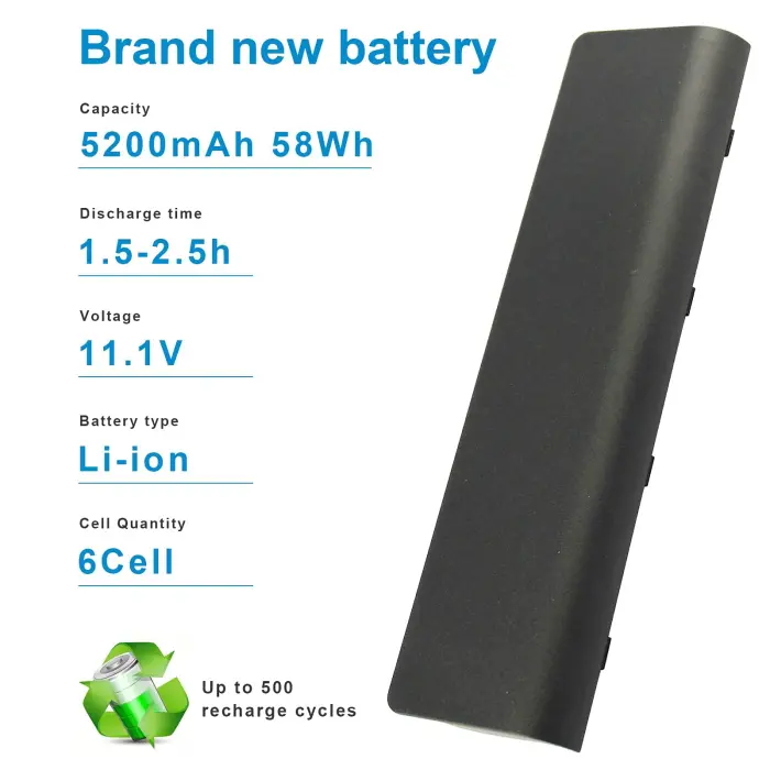 Futurebatt New Spare Battery fit HP 593553-001 593554-001 636631-001 593550-001 593562-001 586007-851 HSTNN-Q62C HSTNN-CBOW HSTNN-IB0N HSTNN-IB0X MU06 MU09 Pavilion G7 G6 G4 - Image 6