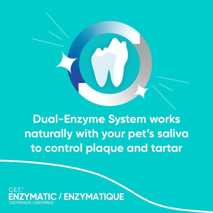 Virbac C.E.T. Enzymatic Toothpaste, Eliminates Bad Breath by Removing Plaque & Tartar Buildup, Best Pet Dental Care Toothpaste, Poultry Flavor, 2.5 oz tube - Image 4