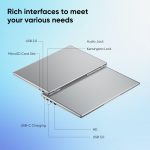 INHONLAP Laptop Computer, 16GB RAM 256GB SSD Laptops, 6500Y Processor (up to 3.4GHz), 15.6" FHD IPS Display, Laptop for Student and Business, WiFi 5, BT 5.0, Sliver - Image 4