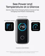 Anker Laptop Charger, 140W MAX 4-Port GaN USB C Charger, Fast Charging Power Adapter, Intuitive Touch Controls, for MacBook, iPhone 17/16 Series, iPad, Pixel, and More (Non-Battery) - Image 4