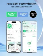 SVANTTO Bluetooth Thermal Label Printer, 4x6 Shipping Label Printer for Small Business, Compatible with iOS, Android, Windows, Mac, Amazon, Ebay, Shopify, USPS, UPS, Etsy, Black - Image 6