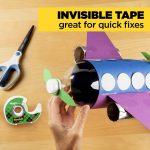 Scotch Magic Tape, Invisible, Repair Christmas Cards and Use as Holiday Gift Wrap Supplies for Christmas, 6 Tape Rolls with Dispensers - Image 4