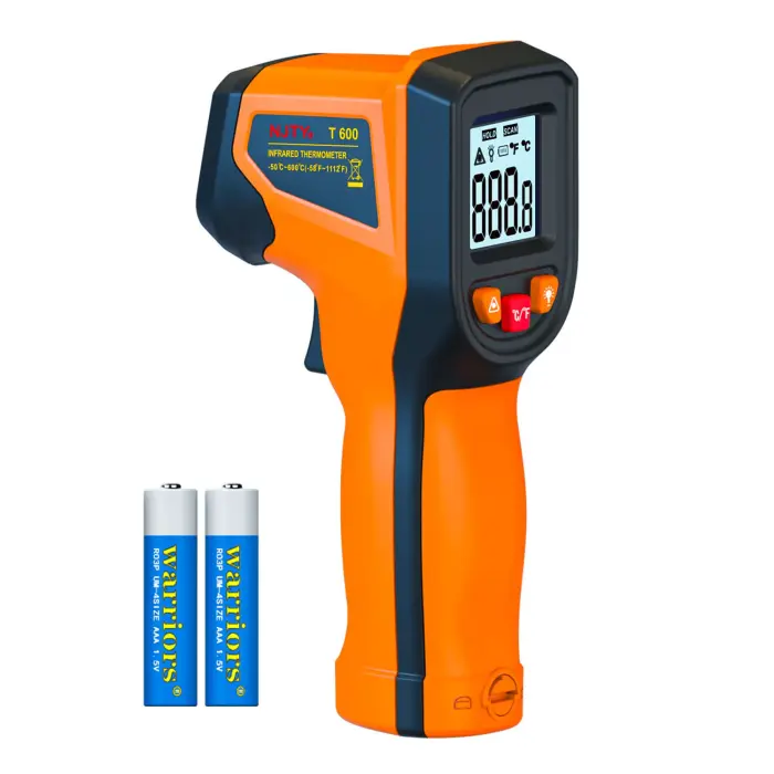 61Z+iAH49TL Upgrade 2023 Laser Infrared Thermometer Non-Contact Digital Temperature Gun, -58℉~1112℉(-50℃~600℃) IR Thermometer for Industrial, Kitchen Cooking, Automotive, HVAC (Not for Human Body Temp) - Image 1