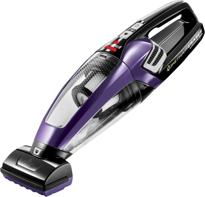 BISSELL Pet Hair Eraser Cordless Hand Vacuum, Lithium Ion, Home, Auto, and Pet Vacuum, Easy-Empty Dirt Bin, Upholstery Tool, Brush Tool, and Crevice Tool Included, 2390A - Image 1