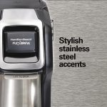 Hamilton-Beach FlexBrew Trio Coffee Maker, Single Serve or Full Pot, Compatible with Pod Coffee Makers, Programmable Timer, Bold & Regular Brew, Easy Cleaning Coffee Machine (Renewed) - Image 5