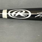 Michael Harris Atlanta Braves Autographed Signed Black Baseball Bat BECKETT Hologram