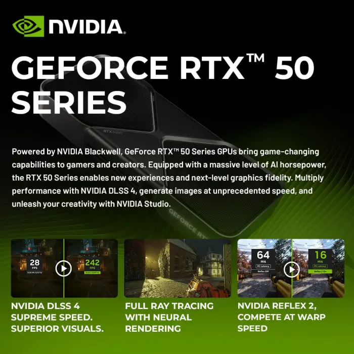 Skytech Gaming O11 Vision Gaming PC, AMD Ryzen 7 9800X3D 4.7GHz, NVIDIA RTX 5090 32GB, X870 Board, 2TB Gen4 NVMe SSD, 32GB DDR5 RAM 6000, 1000W Gold ATX 3 PSU, 360 ARGB AIO, Wi-Fi, Win 11, Desktop - Image 3