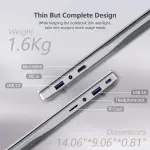 2025 Gaming Laptop, Laptop Computer with Celeron N150, Lap top with 16GB DDR4 1TB SSD, 15.6" IPS 1080P, Backlit Keyboard Fingerprint, Win 11 Pro, Portable Laptops for Work Office Student - Image 2