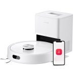 roborock Q7 M5+ Robot Vacuum and Mop, Upgraded from Q5 Max+, Up to 7-9 Weeks Self-Empty, 10000Pa Suction, Dual Anti-Tangle System for Pet Hair & Carpet, PreciSense LiDAR Navigation, App Control, White