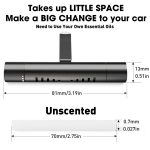 EORRZZY 2 Packs Custom Car Air Freshener Diffuser Vent Clips for Car Decoration Accessories with 12 Refill Sticks for Cars, Office, Kitchen, Bathroom, Pet Houses, Basic Refillable Kit - Image 8