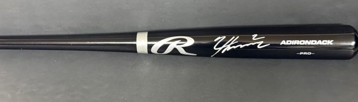 Nico Hoerner Chicago Cubs Autographed Signed Black Baseball Bat Beckett WITNESS Hologram - Image 1