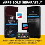 OBDLink CX Bimmercode Bluetooth 5.1 OBD2 Adapter for BMW/Mini, Works with iPhone/iOS & Android, Car Coding, OBD II Diagnostic Scanner - Image 3