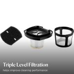 BISSELL Pet Hair Eraser Cordless Hand Vacuum, Lithium Ion, Home, Auto, and Pet Vacuum, Easy-Empty Dirt Bin, Upholstery Tool, Brush Tool, and Crevice Tool Included, 2390A - Image 3