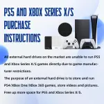 YOTUO Portable External Hard Drive Storage Expansion Mobile HDD USB 3.0 USB-C for PC, Mac, Desktop, Laptop, PS4, PS5, Xbox One X/S, Xbox 360, Xbox Series X/S, Office & Game (Black, 1TB) - Image 7