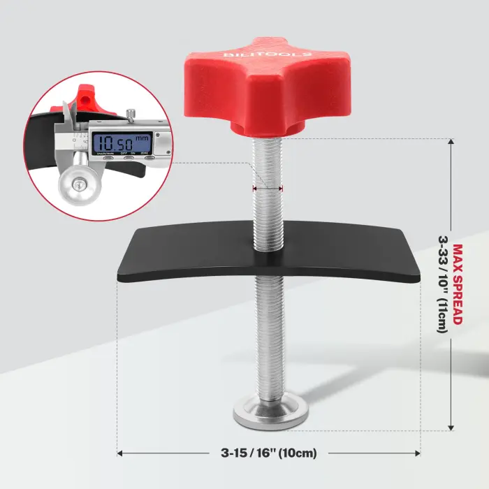 BILITOOLS Brake Pad Spreader, Disc Brake Caliper Compression Tool Caliper Piston Compressor Spreader Tool - Image 7