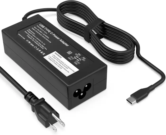 61pxLa8b-3L GKLSPL 65W USB C Laptop Charger Compatible with Dell Laptop and More USB Type C Power Adapter - Image 1