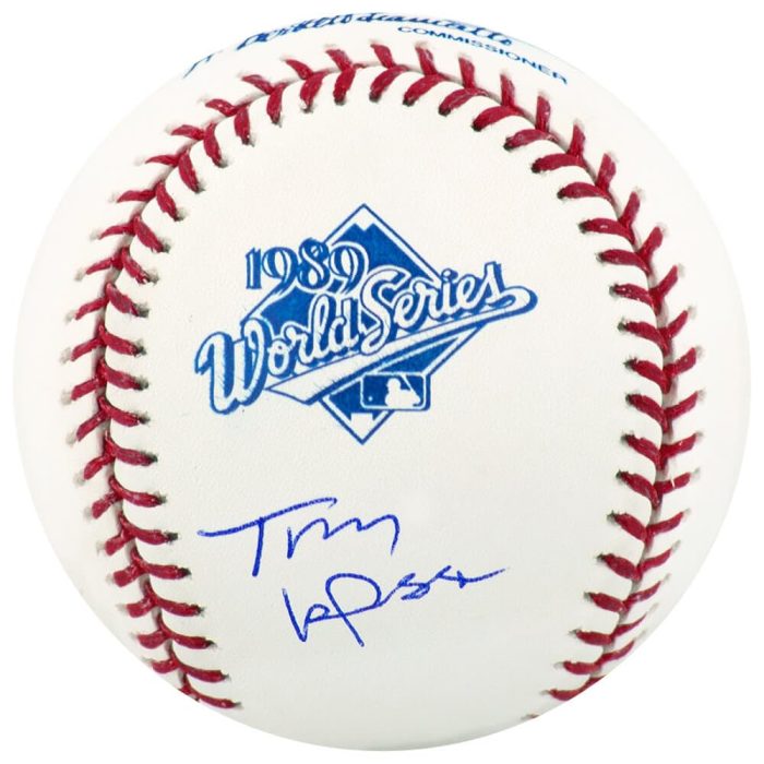 Tony LaRussa Signed 1989 World Series (A's) Baseball - Image 1