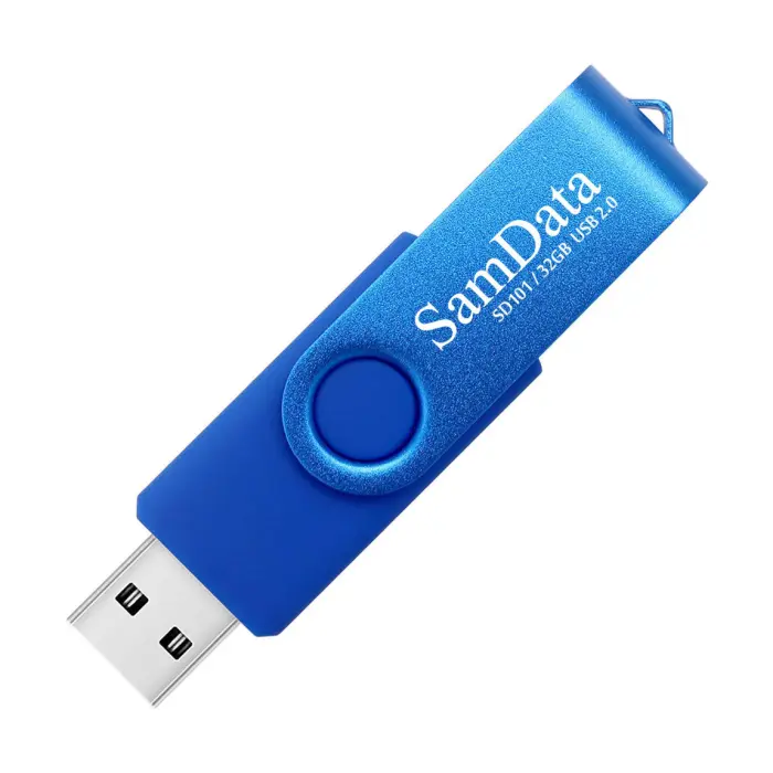 SamData 32GB USB Flash Drives 2 Pack 32GB Thumb Drives Memory Stick Jump Drive with LED Light for Storage and Backup (2 Colors: Black Blue) - Image 5