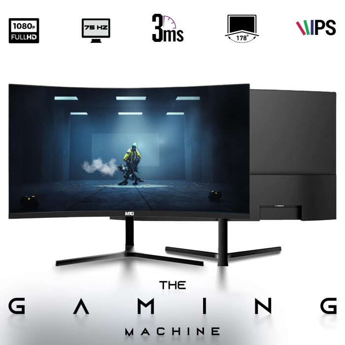 HP Dark Dual Premium Desktop Computer PC – AMD Processor,16GB RAM,512GB SSD,32 Inch Curved Monitor,RGB Keyboard with AI Copilot Key and Mouse,RGB Soundbar,Windows 11(Renewed) - Image 7